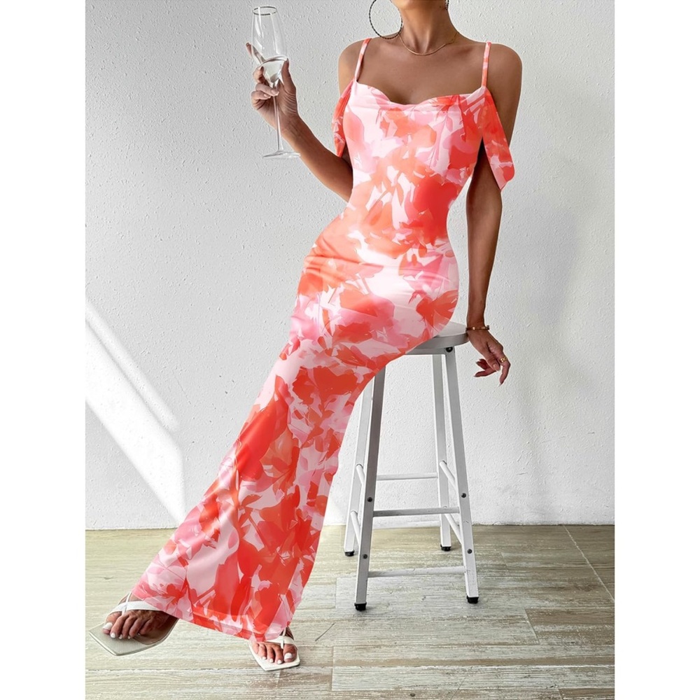 FINAL SALE✨

LAST PRICE !AMAZON spaghetti strap long maxi dress 🌷